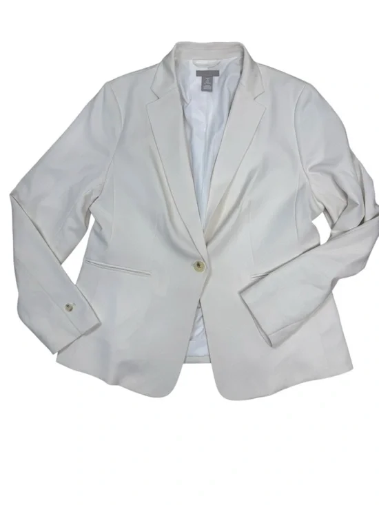 NWOT H&M White Single Breasted Blazer - Picture 6 of 16